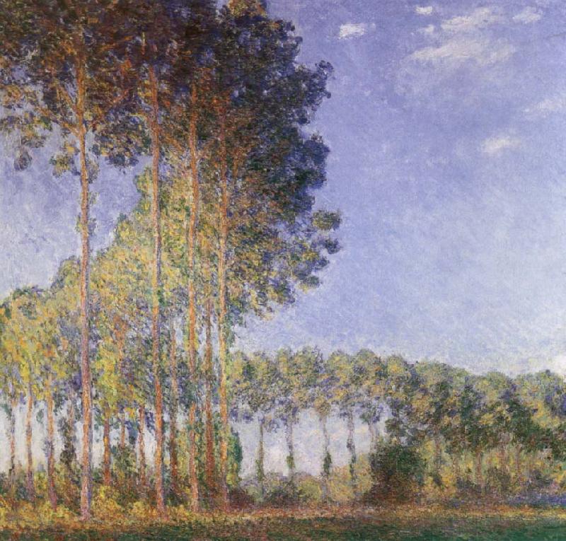 Claude Monet Poplars on the Banks of the Epte France oil painting art